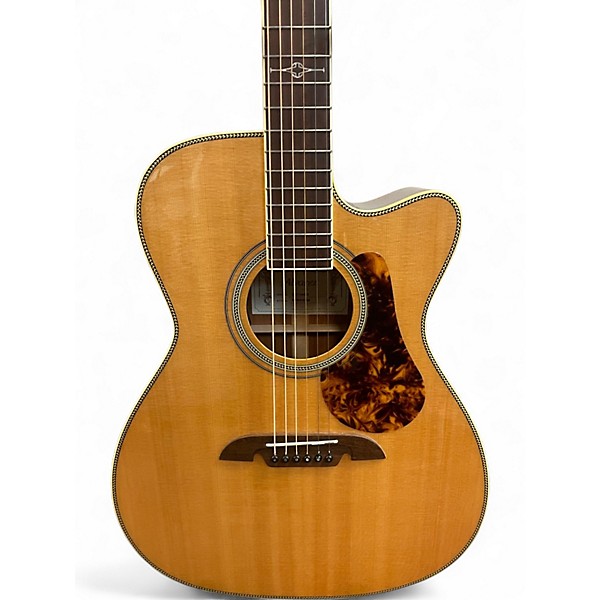 Used Alvarez MF60CEOM Natural Acoustic Electric Guitar