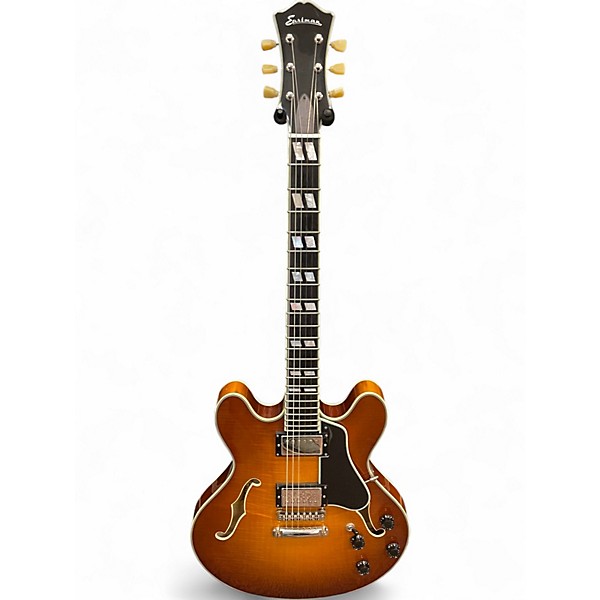 Used Eastman T486-GB Amber Hollow Body Electric Guitar