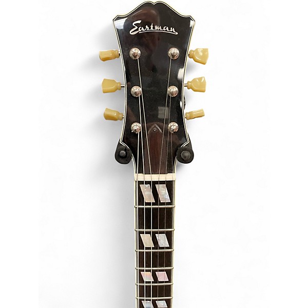 Used Eastman T486-GB Amber Hollow Body Electric Guitar