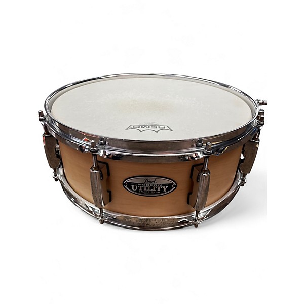 Used Pearl 13in MODERN UTILITY SNARE DRUM Natural Drum