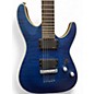Used Schecter Guitar Research C1 Platinum Midnight Blue Solid Body Electric Guitar