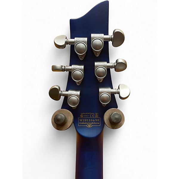 Used Schecter Guitar Research C1 Platinum Midnight Blue Solid Body Electric Guitar