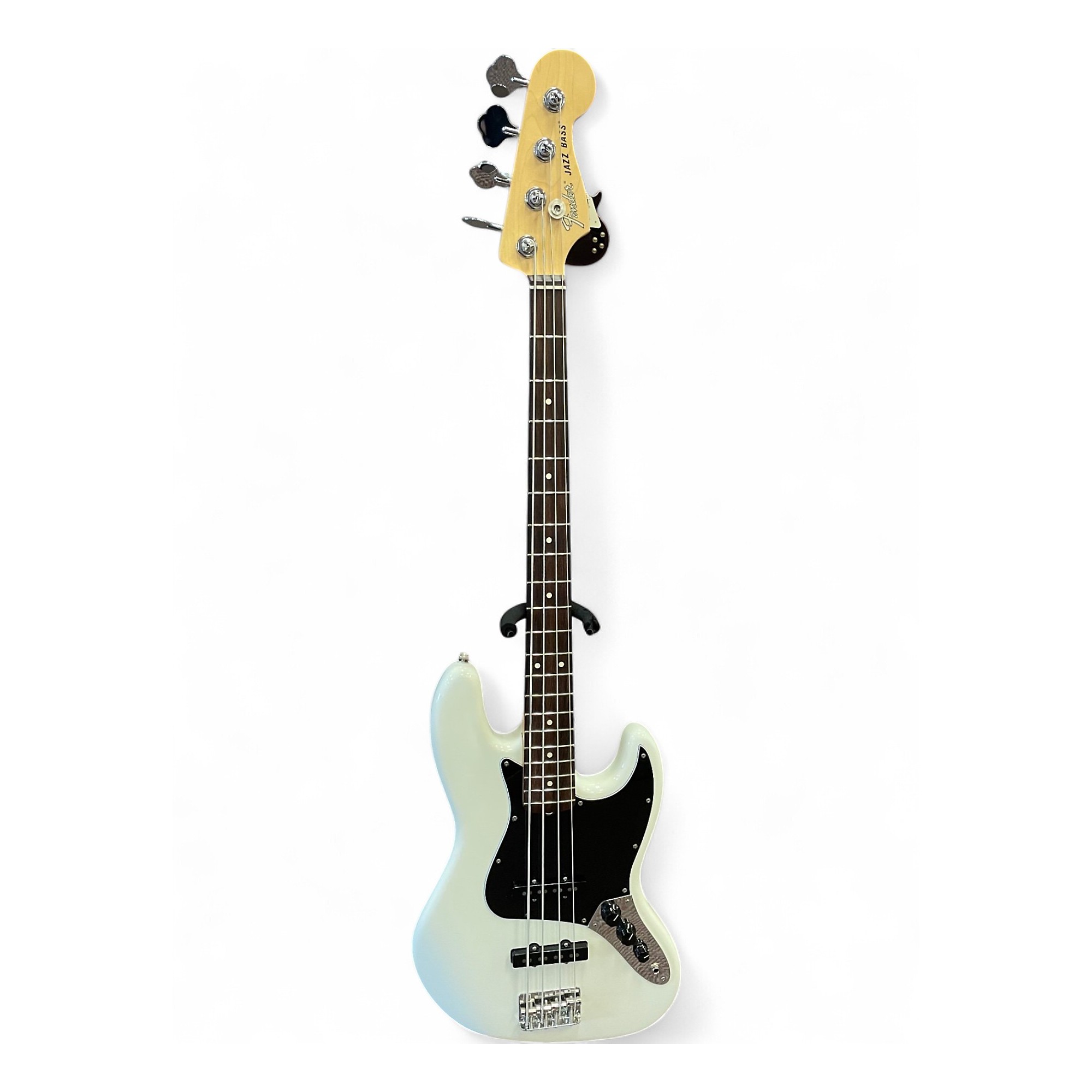 Used Fender American Performer Jazz Bass Olympic White