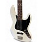 Used Fender American Performer Jazz Bass Olympic White Electric Bass Guitar