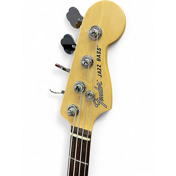 Used Fender American Performer Jazz Bass Olympic White Electric Bass Guitar