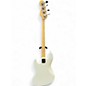 Used Fender American Performer Jazz Bass Olympic White Electric Bass Guitar