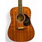 Used Zager ZAD-20E Mahogany Acoustic Electric Guitar