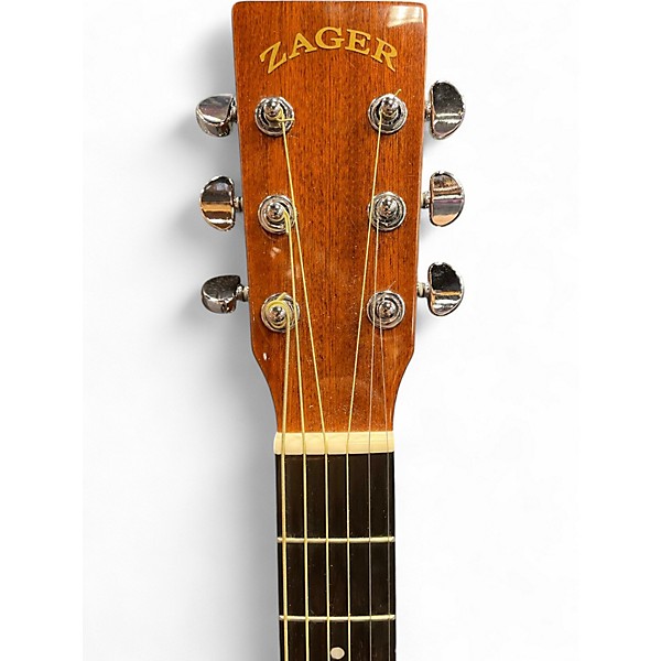 Used Zager ZAD-20E Mahogany Acoustic Electric Guitar