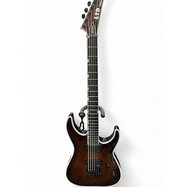 Used ESP LTD MH1000 DARK BROWN SUNBURST Solid Body Electric Guitar