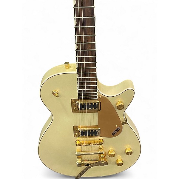 Used Gretsch Drums ELECTROMATIC G5237TG CHAMPAGNE WHITE Solid Body Electric Guitar