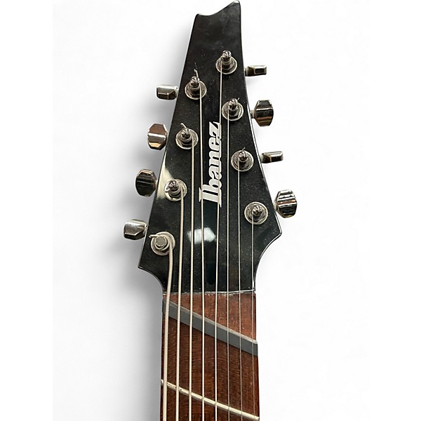 Used Ibanez RGMS8 Black Solid Body Electric Guitar