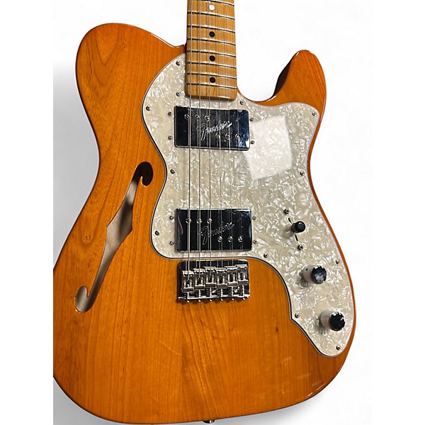 Used Fender Vintera 70s Telecaster Thinline Natural Hollow Body Electric Guitar