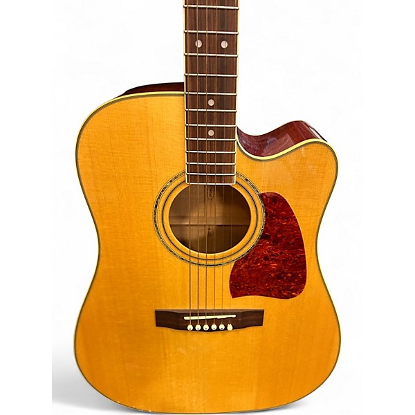 Used Ibanez AW 200CE Natural Acoustic Electric Guitar