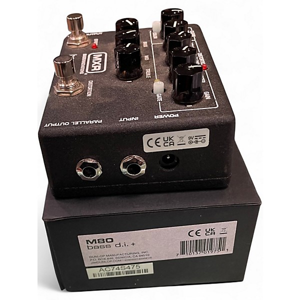 Used MXR M80 Bass Overdrive Bass Effect Pedal