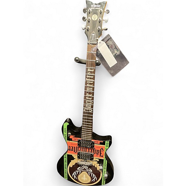 Used Schecter Guitar Research JAGERMEISTER JAGERMEISTER BLACK Solid Body Electric Guitar