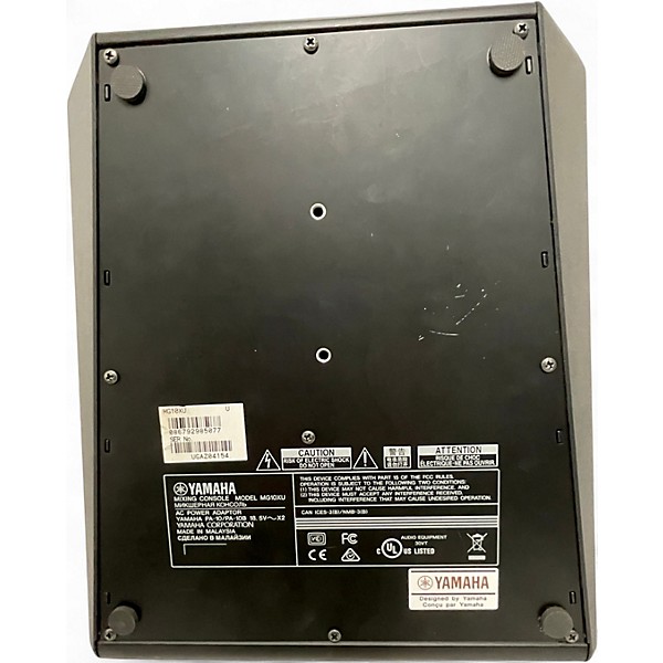 Used Yamaha MG10XU 10 Channel Mixer with Effects Unpowered Mixer