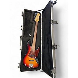 Used Fender American Standard Jazz Bass 2 Color Sunburst Electric Bass Guitar