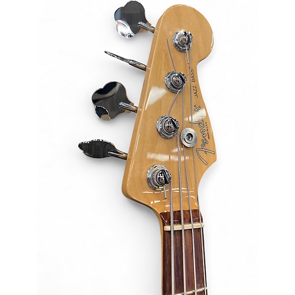Used Fender American Standard Jazz Bass 2 Color Sunburst Electric Bass Guitar