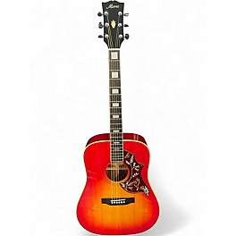Used Morris WH-20 Cherry Sunburst Acoustic Guitar