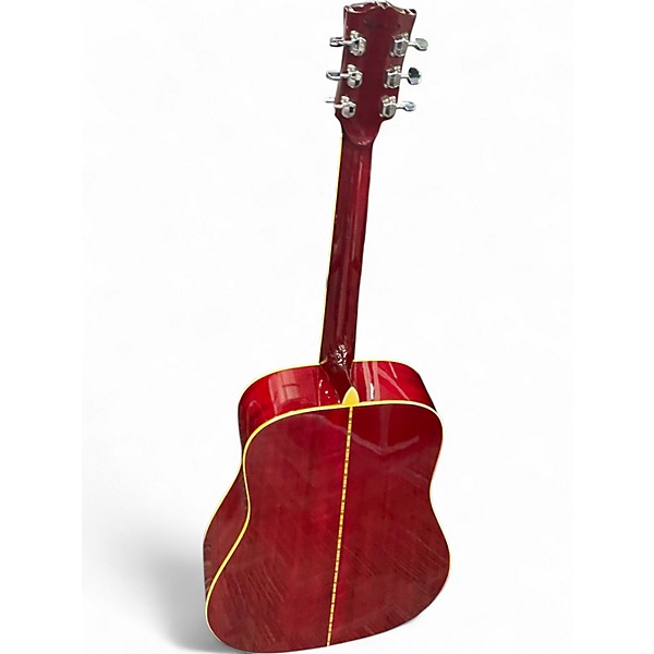 Used Morris WH-20 Cherry Sunburst Acoustic Guitar