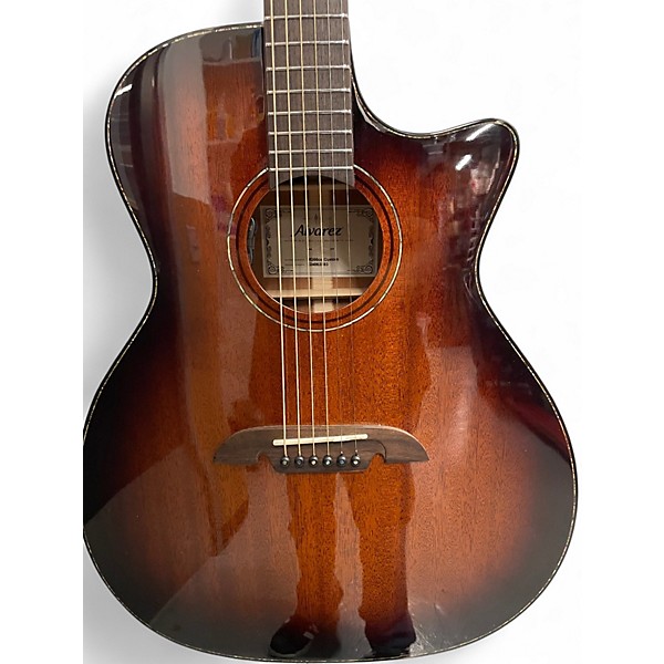 Used Alvarez mg66ce shadow burst Acoustic Electric Guitar