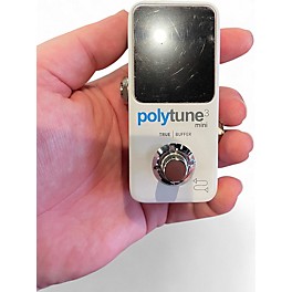 Used TC Electronic Polytune Noir Mini 3 Tuner Tuner Pedal