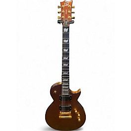 Used ESP LTD EC1000 Deluxe Gold Andromeda Solid Body Electric Guitar