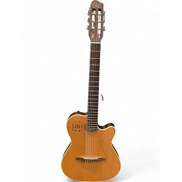 Used Godin Multiac Nylon Encore Natural Classical Acoustic Electric Guitar