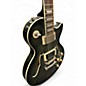 Used Epiphone Les Paul ES Trans Black Hollow Body Electric Guitar