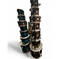 Used ddrum 7 Piece Dominion Birch Brushed Olive Metallic Drum Kit