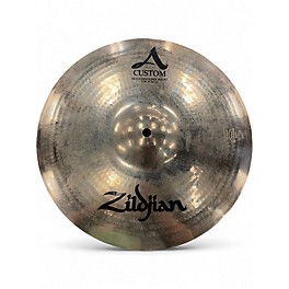 Used Zildjian 14in A Custom Mastersound Hi Hat Pair Cymbal