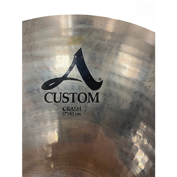Used Zildjian 17in A Custom Crash Cymbal