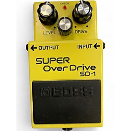 Used BOSS SD1 Super Overdrive Effect Pedal
