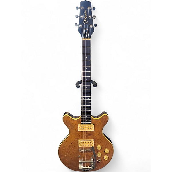 Vintage 1980s Takamine GZ300 Natural Ash Solid Body Electric Guitar