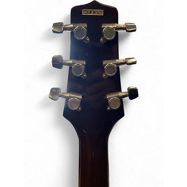 Vintage 1980s Takamine GZ300 Natural Ash Solid Body Electric Guitar