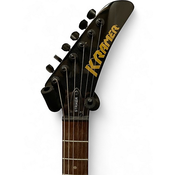 Used Kramer Striker HSS Trans Black Solid Body Electric Guitar
