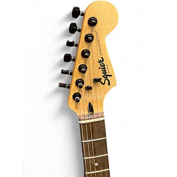Used Squier Bullet Stratocaster HSS BLACK Solid Body Electric Guitar