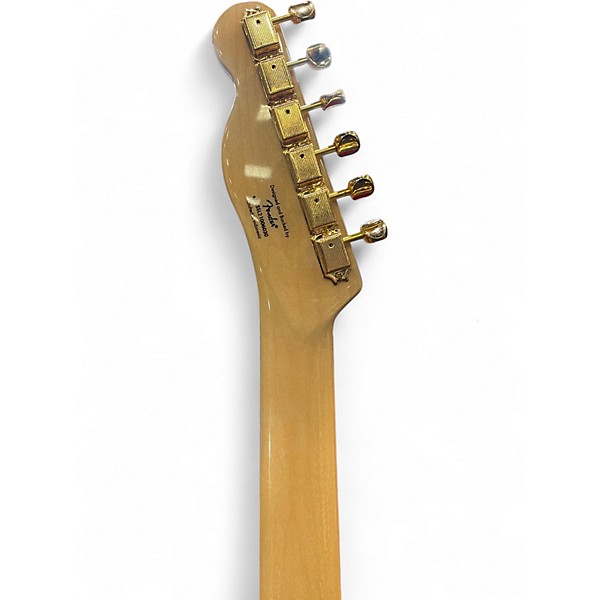 Used Squier TELECASTER 40TH ANNIVERSARY Black and Gold Solid Body Electric Guitar