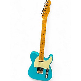 Used Fender American Professional II Telecaster MIAMI BLUE Solid Body Electric Guitar