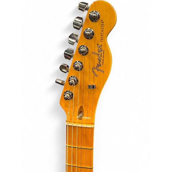 Used Fender American Professional II Telecaster MIAMI BLUE Solid Body Electric Guitar