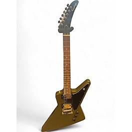 Used Epiphone Explorer Olive Green Solid Body Electric Guitar
