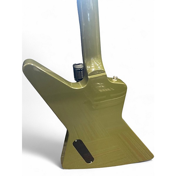 Used Epiphone Explorer Olive Green Solid Body Electric Guitar