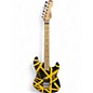 Used EVH Striped Series Black and Yellow Solid Body Electric Guitar thumbnail