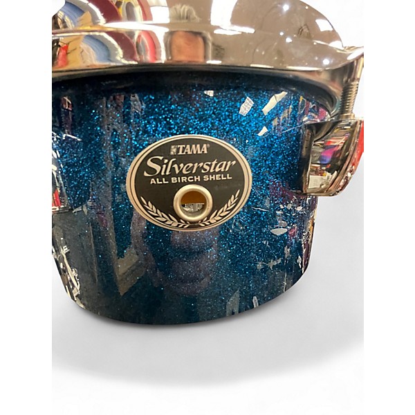 Used Tama 4 Piece Starclassic cocktail kit blue sparkle Drum Kit