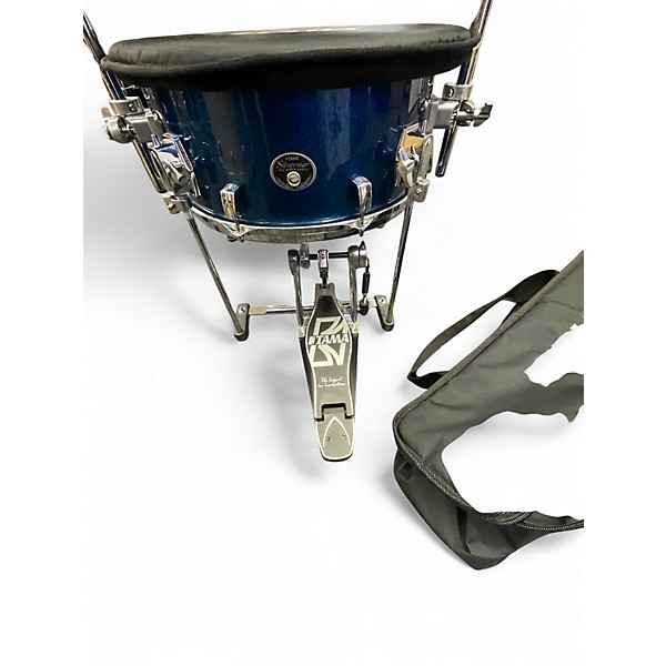 Used Tama 4 Piece Starclassic cocktail kit blue sparkle Drum Kit