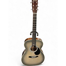 Used Martin OMJM John Mayer Signature Gray Acoustic Electric Guitar