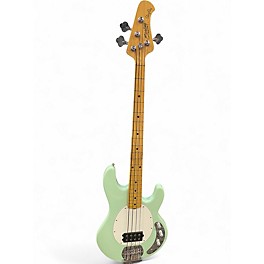 Used Sterling by Music Man STING RAY SUB SERIES Sea Foam Green Electric Bass Guitar