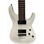 Used Schecter Guitar Research Demon 7 String White Solid Body Electric Guitar