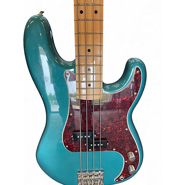 Used Fender Player Precision Bass Green Electric Bass Guitar