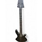 Used Schecter Guitar Research steath Black Electric Bass Guitar